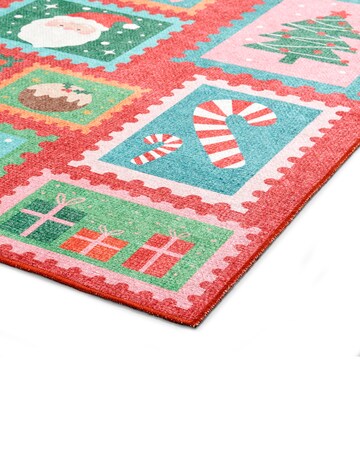 Christmas Stamps Washable Large Doormat