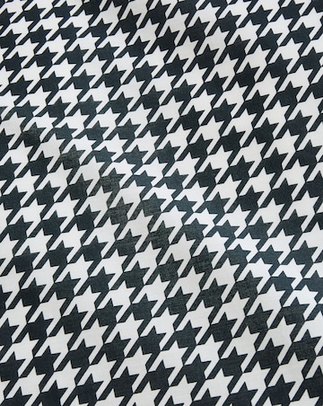 Houndstooth Cotton Blend Duvet Cover Set