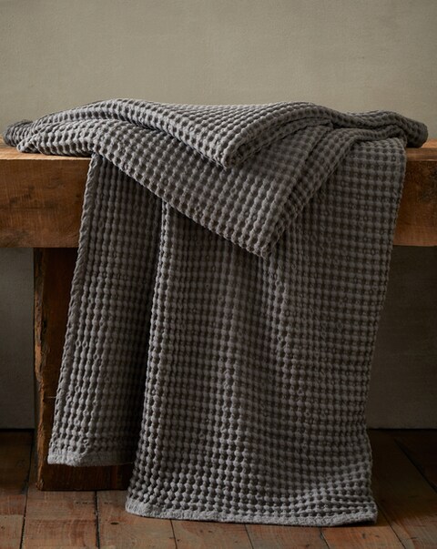 Pineapple Elephant Jaipur Waffle Cotton Throw