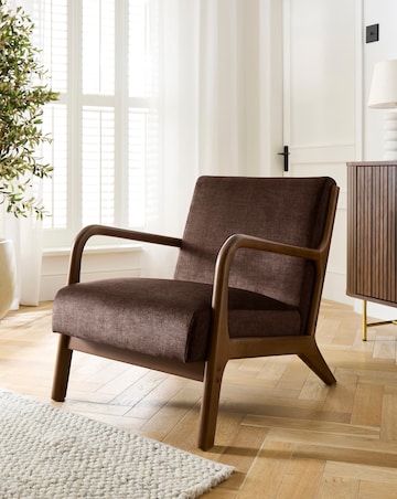 Fletcher Wooden Accent Chair