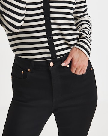 Black Magisculpt Shaping Bootcut Jeans