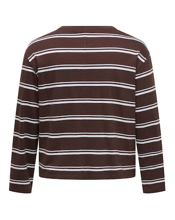ONLY STRIPE WIDE SLEEVE JERSEY TOP