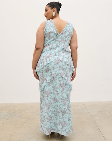 Pretty Lavish Aurelia Ruffle Maxi Dress