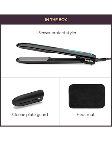 BaByliss Sensor Protect Styler Intelligent Hair Straightener for Ultra Care