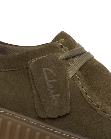 Clarks Torhill Lo Shoes - Olive