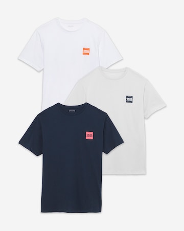 Jack & Jones Brandy 3 Pack Crew Neck T-Shirt