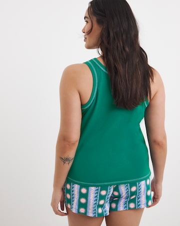 Pretty Secrets (2 Pack) Rib Vest Pyjama Short Sets