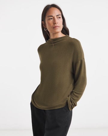 Soft Touch Slash Neck Top
