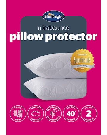 Silentnight Ultrabounce Pack of 2 Pillow Protectors
