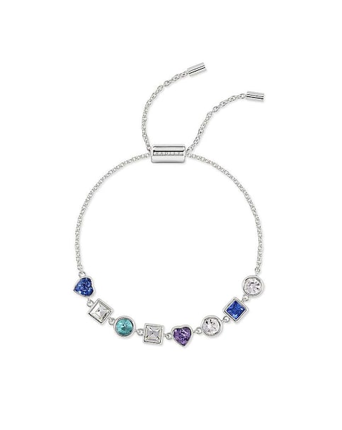 Radley Silver Plated Multi Stone Friendship Style Bracelet