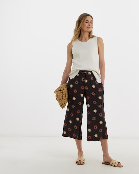 Viscose Crinkle Culotte