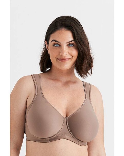 Miss Mary of Sweden Stay Fresh Moulded Full Cup Wired Bra Taupe