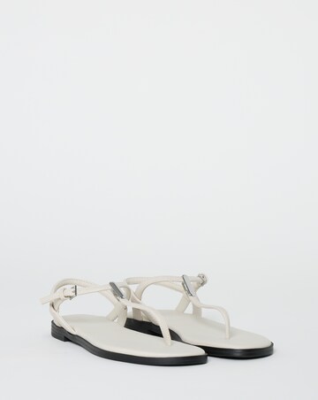 Rocky T Bar Hardware Detail Flat Sandals - Extra Wide Fit (EEE)