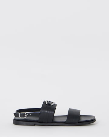Avril Ring Detail Slingback Sandals - Extra Wide Fit (EEE)