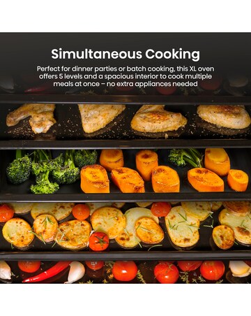 Hisense Hi2 Built In Electric Plug & Play Oven - Black