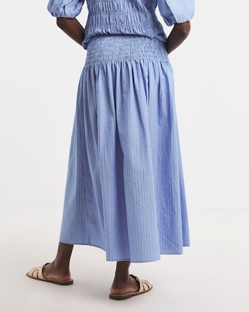 Shirred Waist Skirt