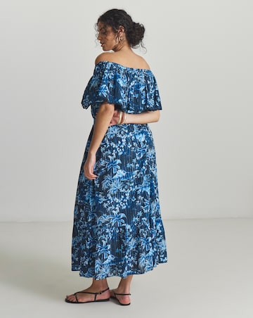 Figleaves Lisbon Bardot Maxi Beach Dress