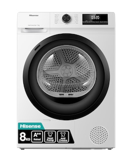 Hisense DH1Q802BW2 1 Series 8kg Heat Pump Dryer - White