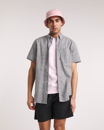 Short Sleeve Gingham Shirt