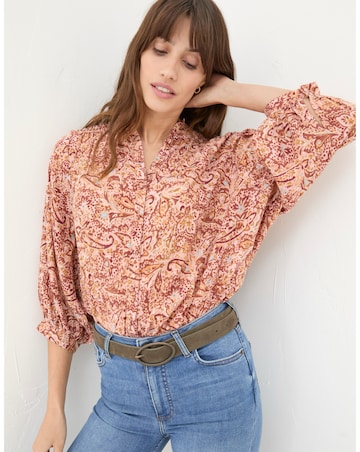 FatFace Evelyn Wild Paisley Blouse