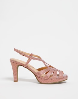 Joanna Hope Crossover Platform Sandal - Extra Wide Fit (EEE)