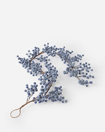Frosted Blue Garland - 1.3m