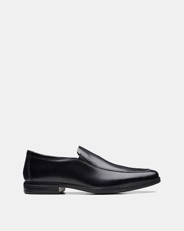 Clarks Howard Edge Shoes Wide Fit - Black