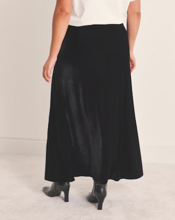 Simply Be Velour Midaxi Skirt