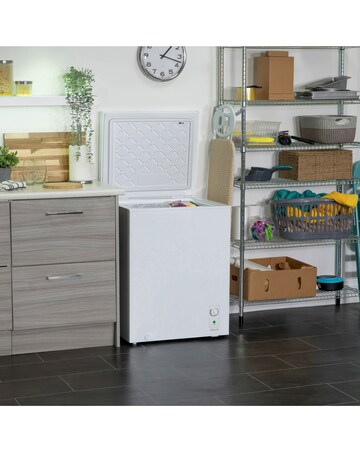 Abode A142CF0E1W Chest Freezer 142L White + Install