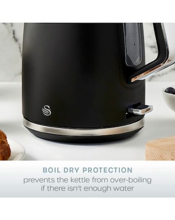 Swan Serenity Black 1.7L Kettle