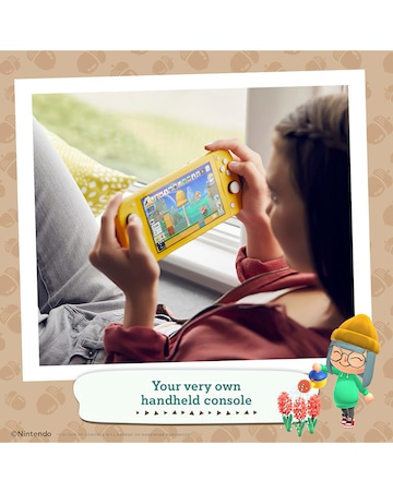 Nintendo Switch Lite Blue + Animal Crossing New Horizons