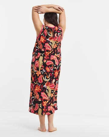 Figleaves Blanket Stitch Leopard Nightie