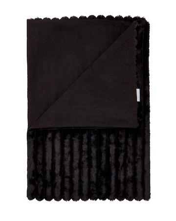 Catherine Lansfield Cosy Ribbed Throw