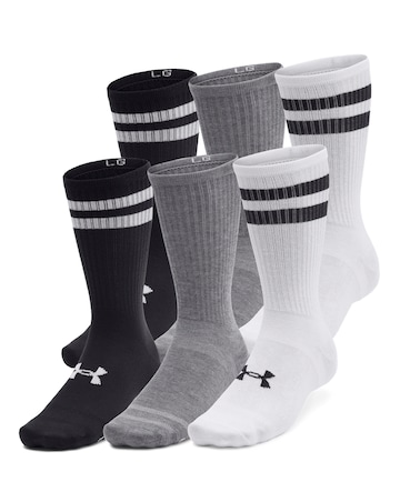 Under Armour Essential 6 Pack Crew Socks