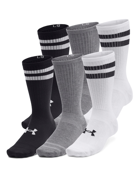 Under Armour Essential 6 Pack Crew Socks