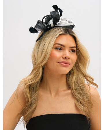 Jon Richard Medium Mono Fascinator Headband