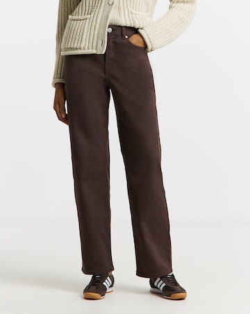 Chocolate Straight Leg Jeans
