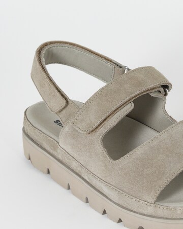 Astra Chunky Suede Sandals - Extra Wide Fit (EEE)