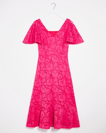 Joanna Hope Lace Midi Dress