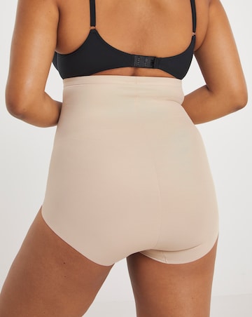 Naomi&Nicole Fuller Figure Firm Control Tummy Shaping Hi Waist Knicker Beige