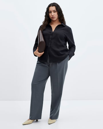 Mango Pure Linen Button Up Shirt