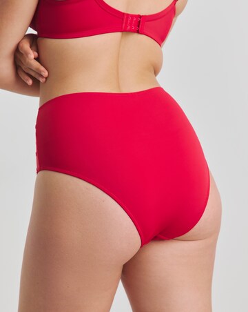 Pretty Secrets (2 Pack) Hannah Heart Full Brief Knickers Red/Black