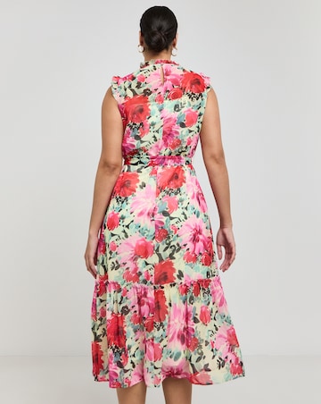 Joanna Hope Tie Waist Midi Dress