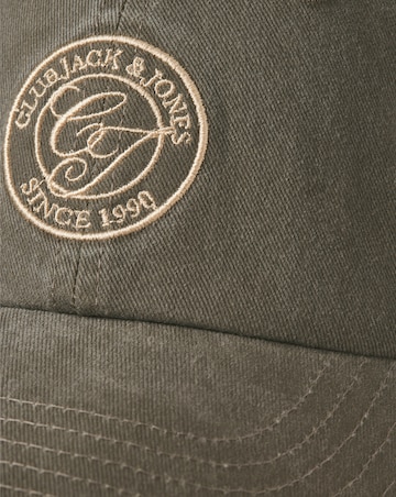 Jack & Jones Soft Base Club Logo Cap - Brown