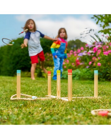TP Wooden Ring Toss Game