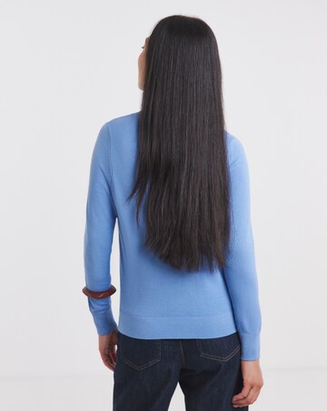 Blue V Neck Jumper