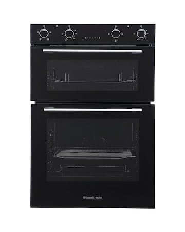 Russell Hobbs RH89DEO2001B/02 89cm High Built-In Double Oven Black Install