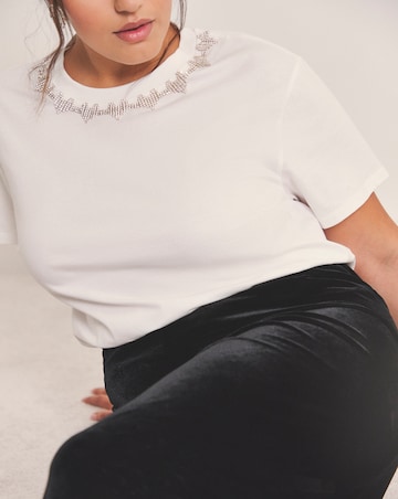 Simply Be Velour Midaxi Skirt