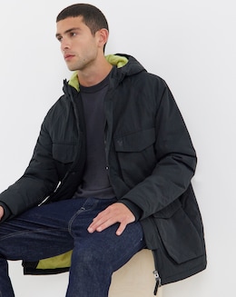 Lyle &amp; Scott Tactical Wadded Parka - Black