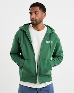 Dickies Bolivar Zip Through Hoodie - Pine